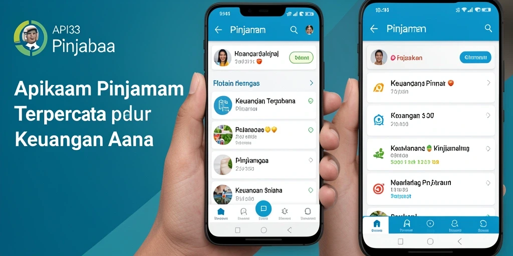 Screenshot antarmuka pengguna API33 yang mudah digunakan untuk pengajuan pinjaman.