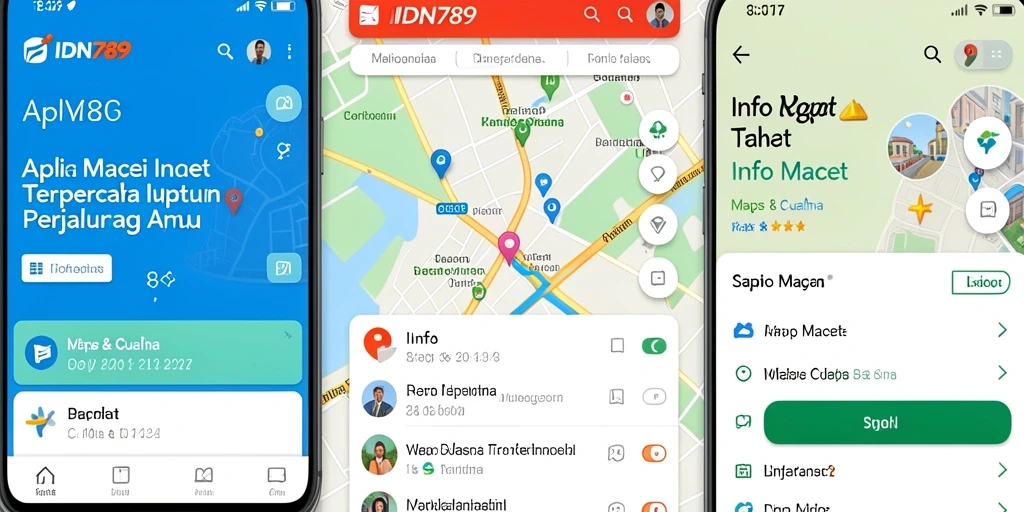 Tampilan antarmuka aplikasi IDN789 yang informatif dan mudah dipahami.