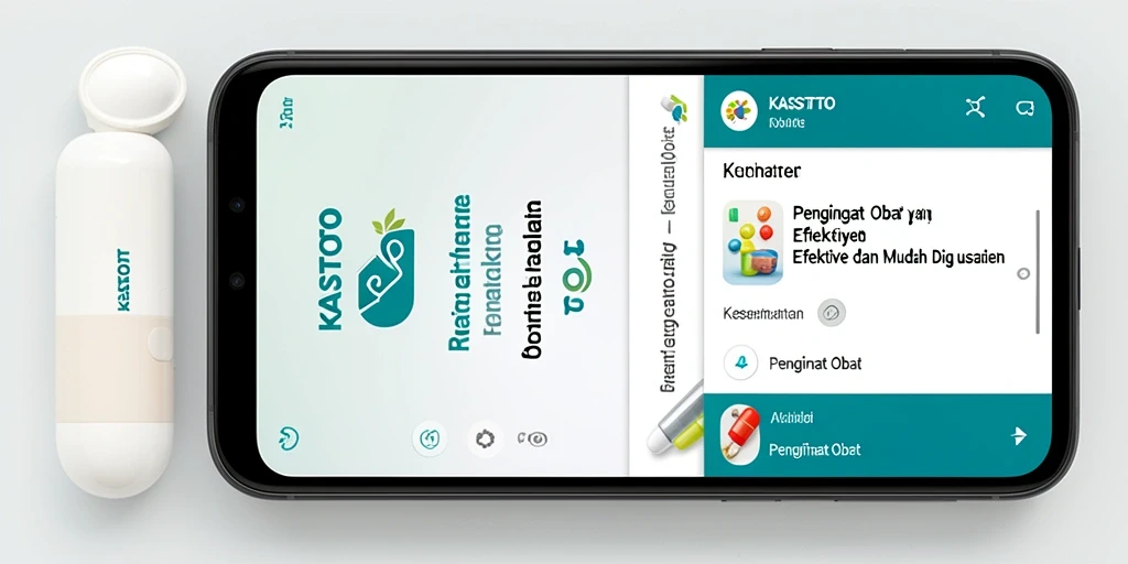 Antarmuka pengguna KASTOTO yang sederhana dan fungsional.