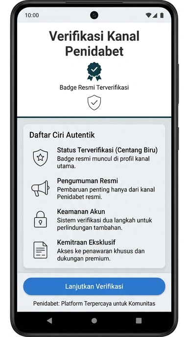 Kanal Resmi Penidabet untuk Pengguna Android